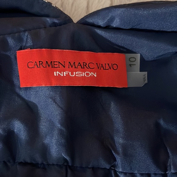 Carmen Marc Valvo Infusion Gown Sz 10 - Picture 9 of 15